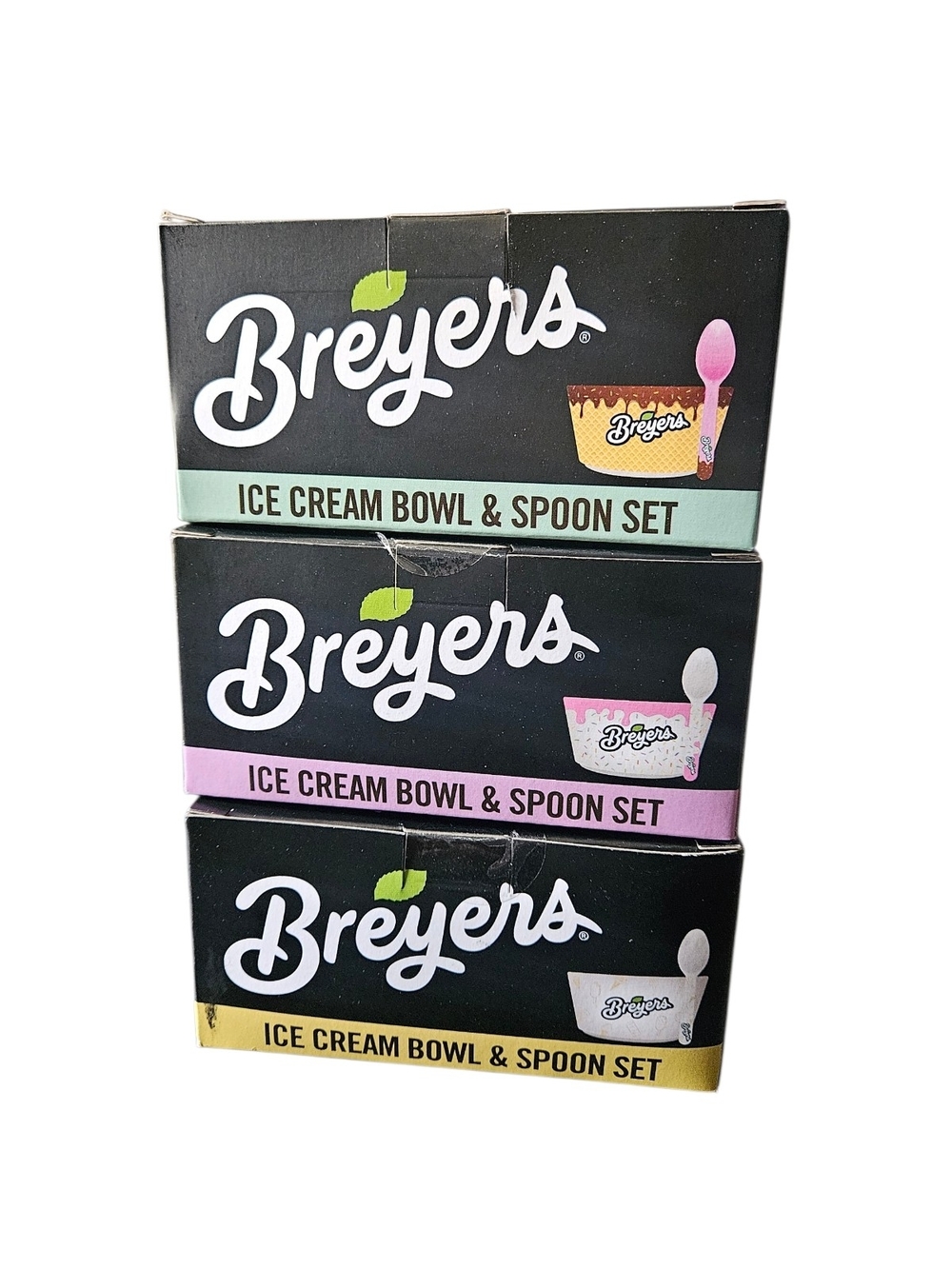 Breyer Ice Cream Bowl & Spoon Set - Yellow you get 1